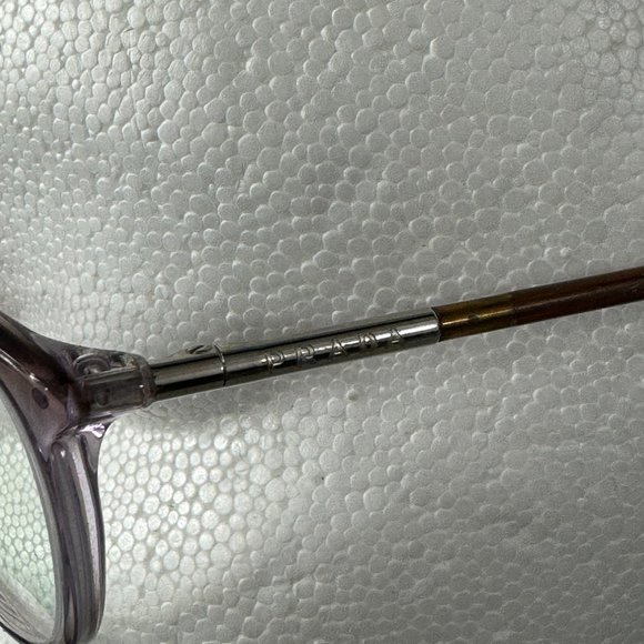Rare Authentic Prada VPR03O FAA-1O1 51mm Translucent Brown Violet Cat Eye Frame - Picture 4 of 14